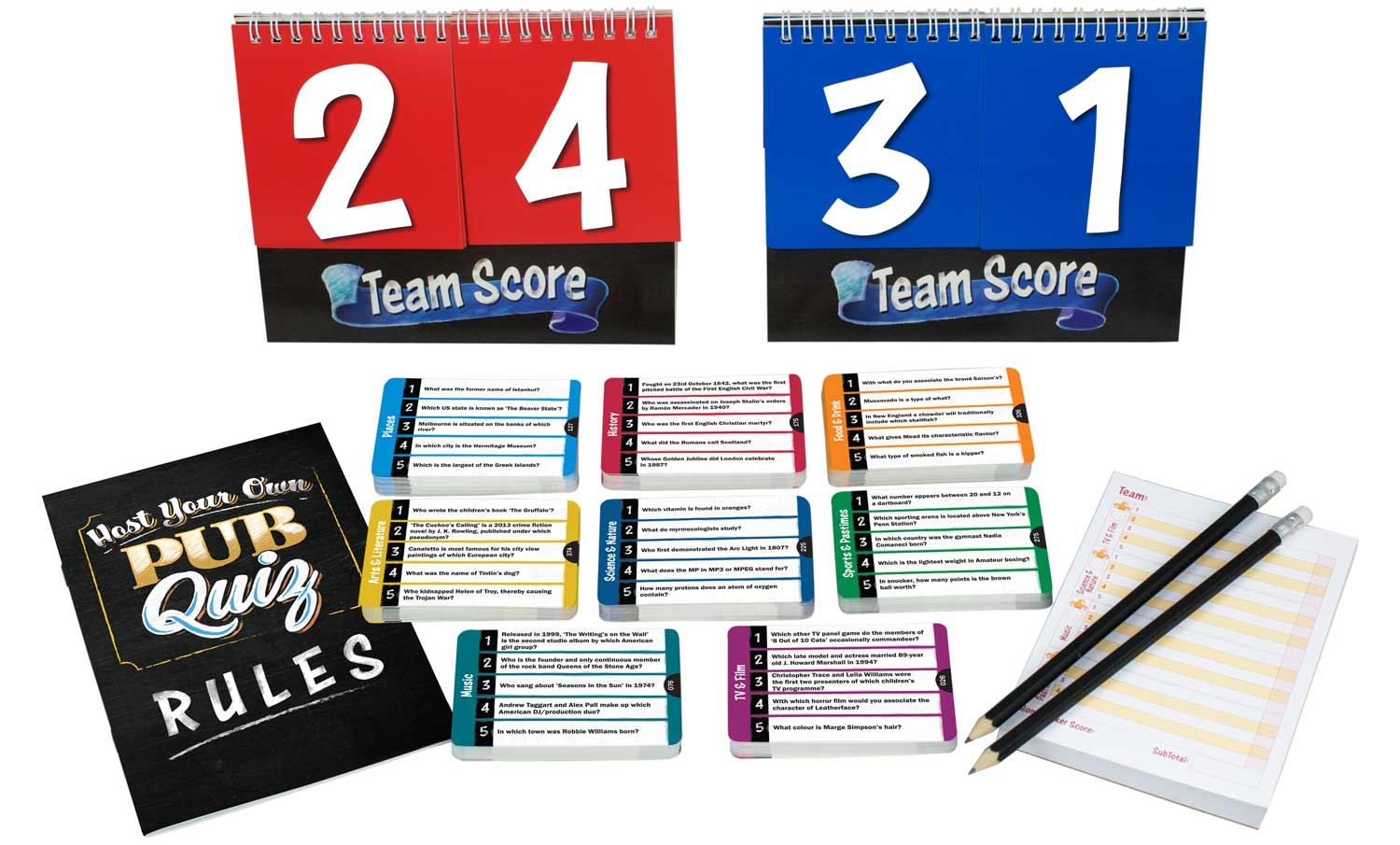 Football Quiz Host Your Own Classic Trivia Board Game Family Team