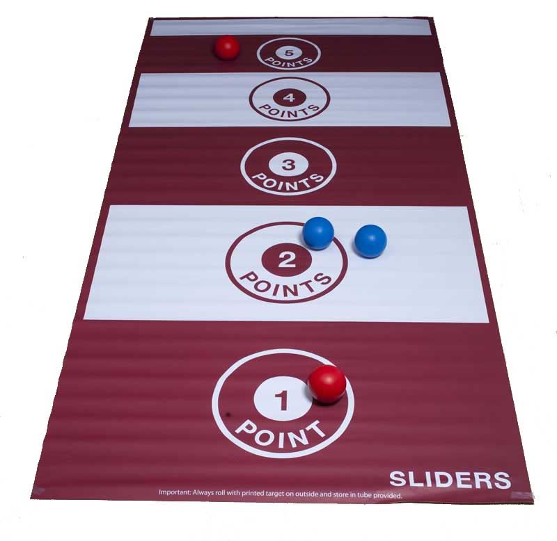 Sliders Target for New Age Kurling Bowls and Boccia