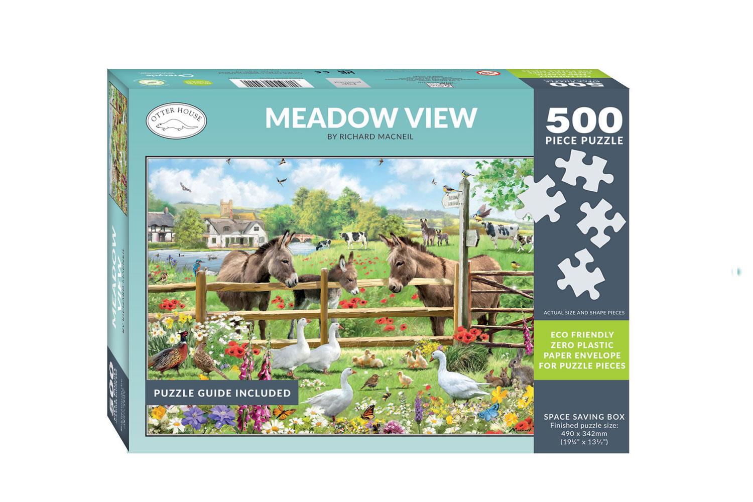 Otter House Meadow View Jigsaw Puzzle (500 Pieces)