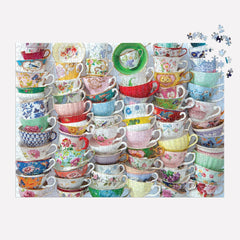 Galison Teacups Jigsaw Puzzle (1000 Pieces)