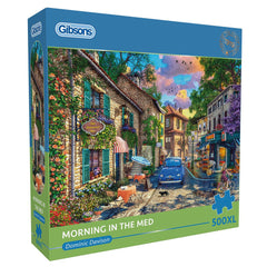 Gibsons Morning in the Med Jigsaw Puzzle (500 XL Extra Large Pieces)