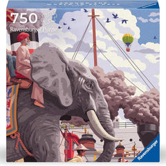 Ravensburger Around the World in 80 Days, Art & Soul Jigsaw Puzzle (750 Pieces)