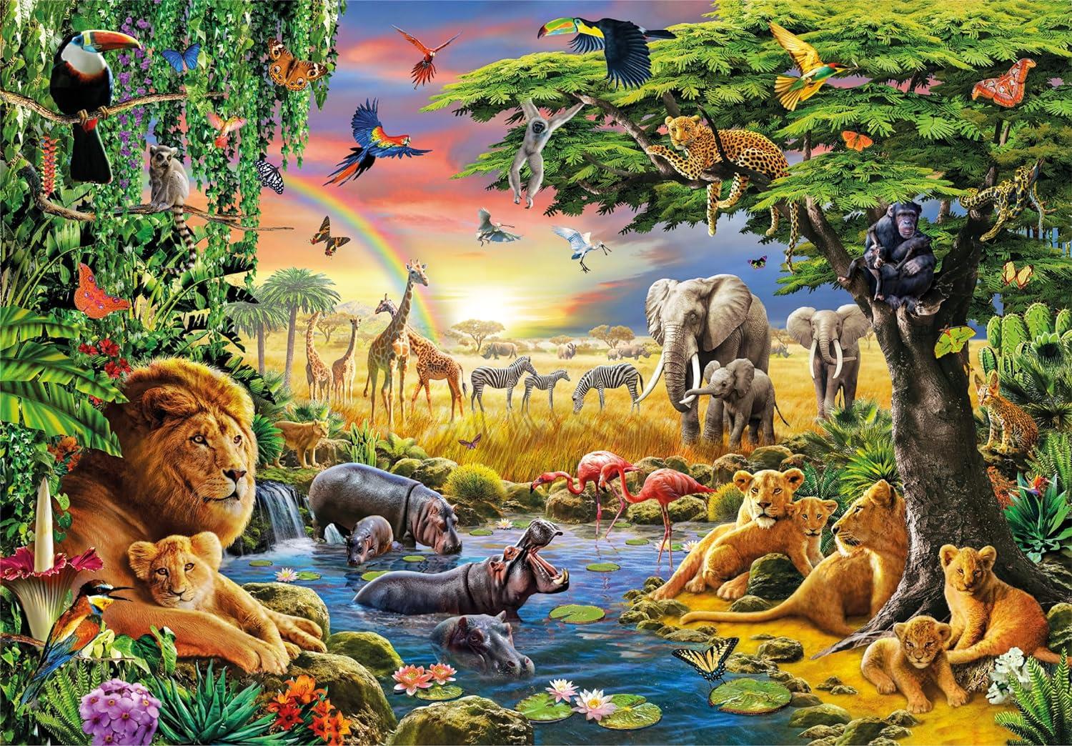 Clementoni The African Gathering Jigsaw Puzzle (2000 Pieces)