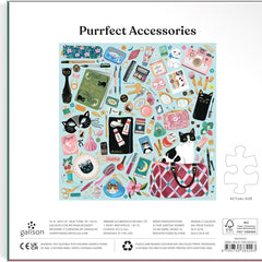 Galison Purrfect Accessories Foil Jigsaw Puzzle (500 Pieces)