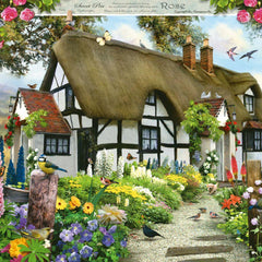 Ravensburger Rose Cottage Jigsaw Puzzle  (500 XL Extra Large Pieces)