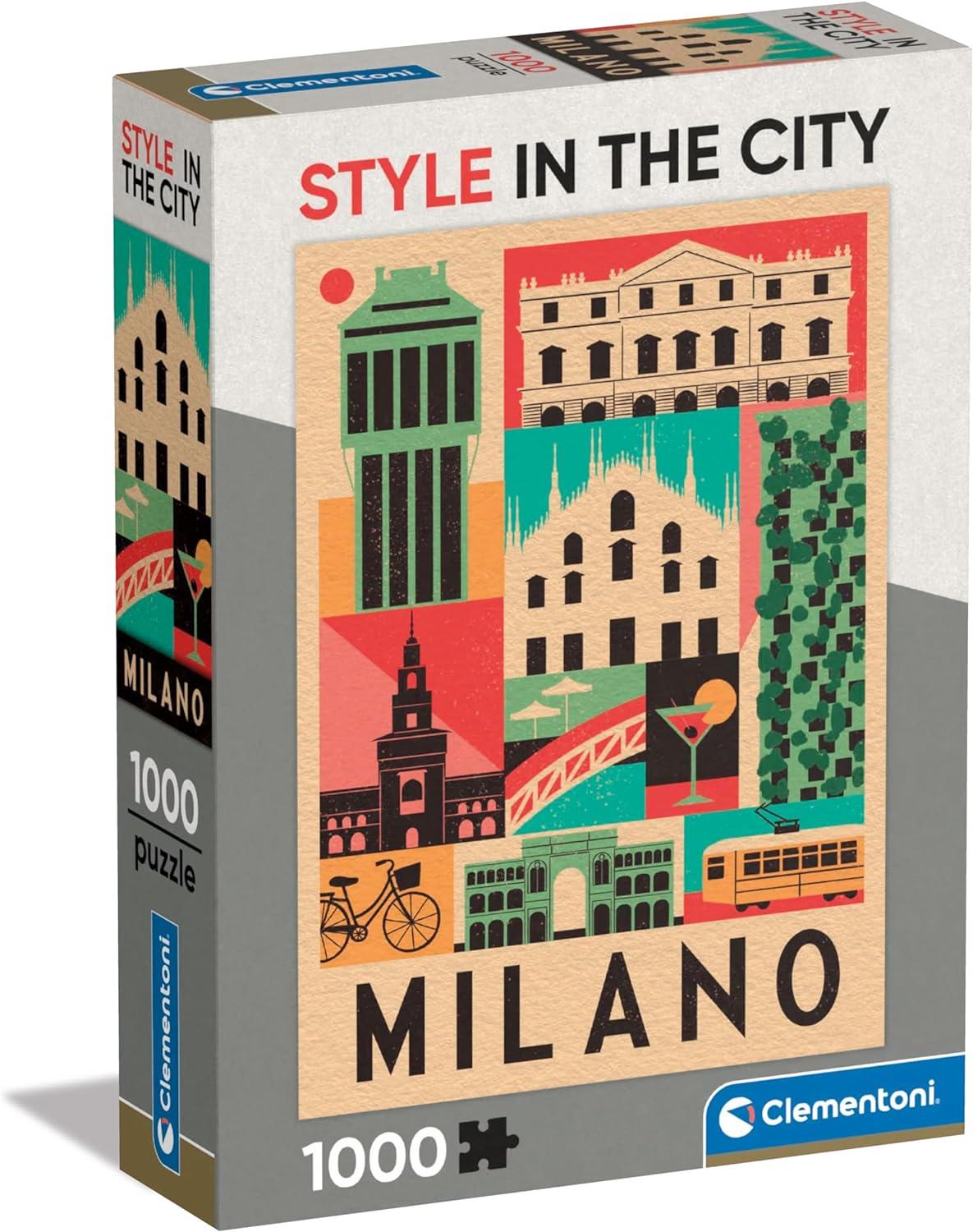 Clementoni Style In The City Milano Jigsaw Puzzle (1000 Pieces)