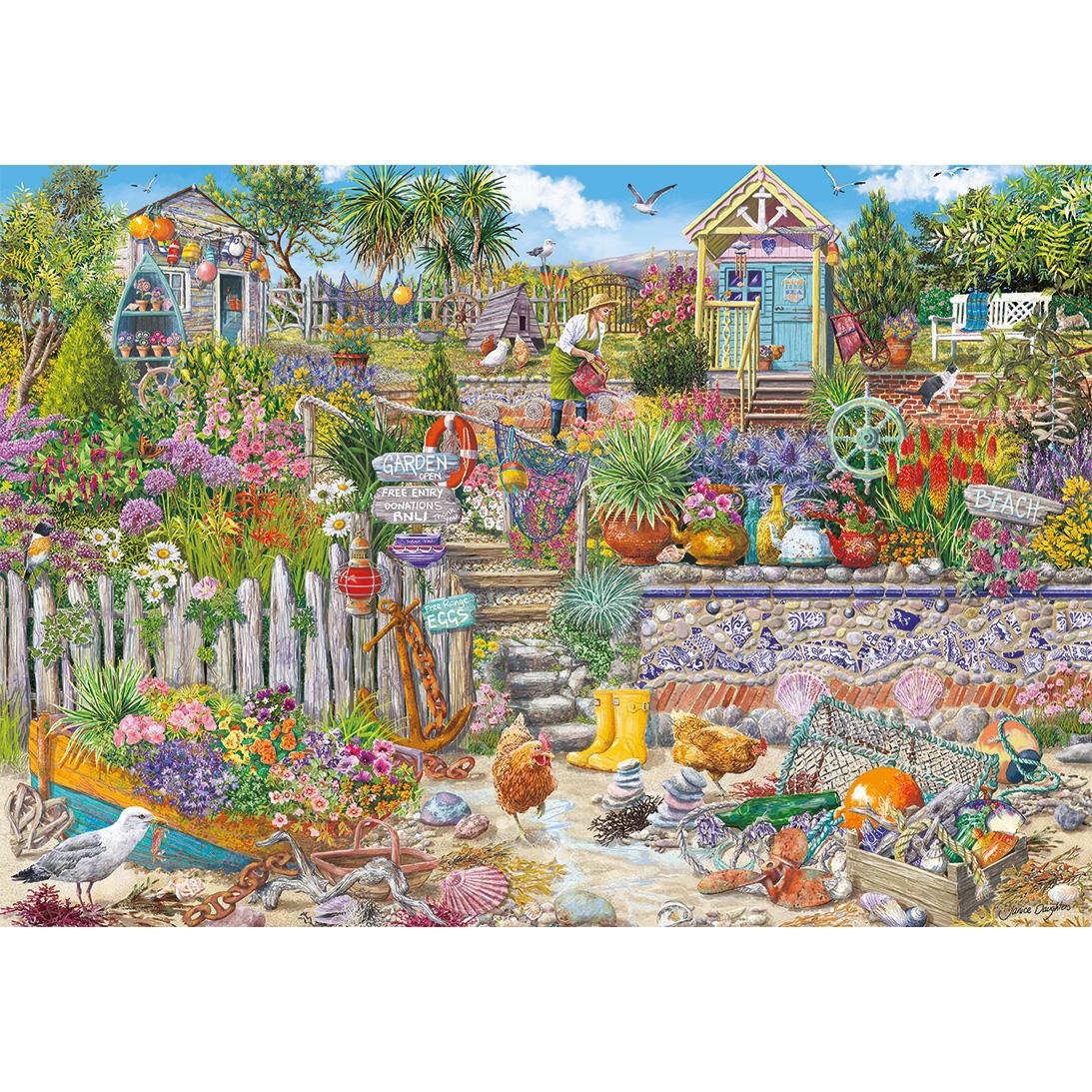 Gibsons Beachcombers Garden Jigsaw Puzzle (250 XL Extra Large Pieces)