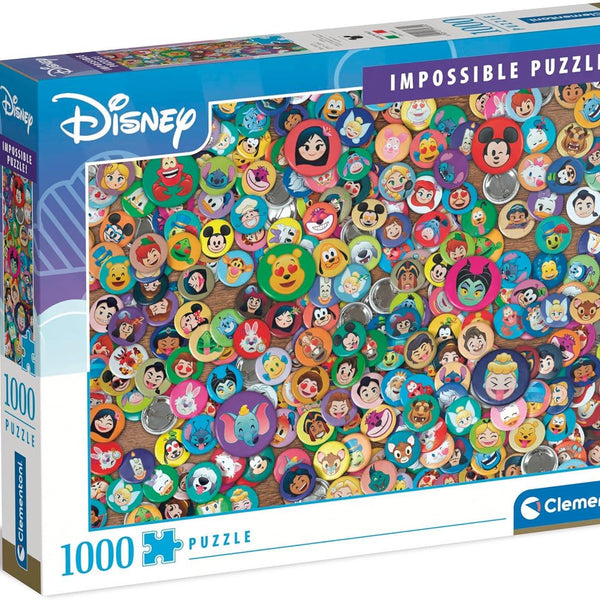 Clementoni Disney Impossible Jigsaw Puzzle (1000 Pieces)