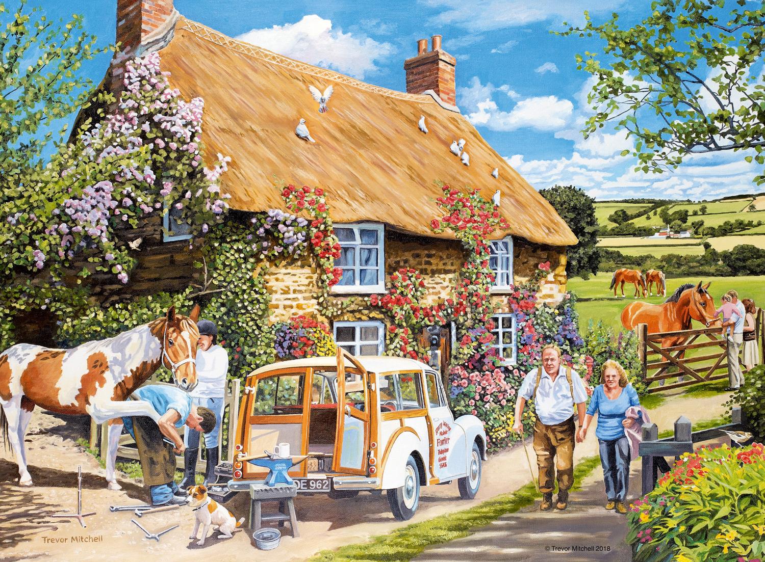 Ravensburger The Country Cottage Jigsaw Puzzle (100 Extra Large XXL Pieces)