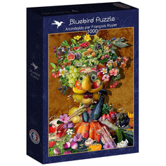 Bluebird Arcimboldo par Francois Ruyer Jigsaw Puzzle (1000 Pieces)