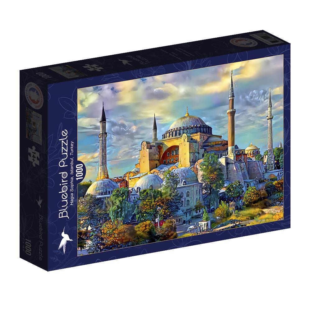 Bluebird Hagia Sophia, Istanbul, Turkey Jigsaw Puzzle (1000 Pieces) – PDK