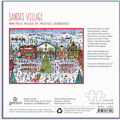 Galison Santa's Village, Michael Storrings Jigsaw Puzzle (1000 Pieces)