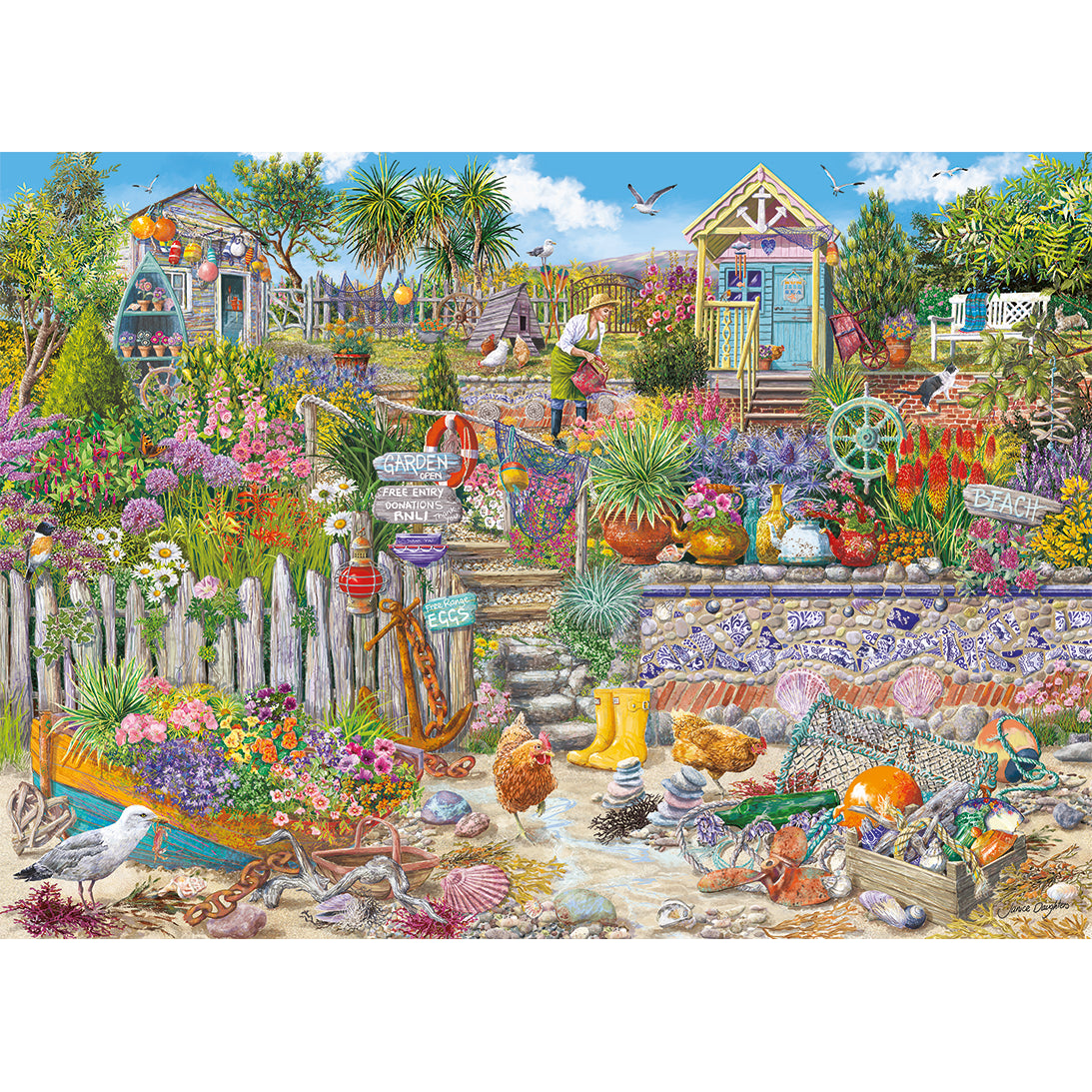 Gibsons Beachcomber's Garden Jigsaw Puzzle (1000 Pieces) – PDK