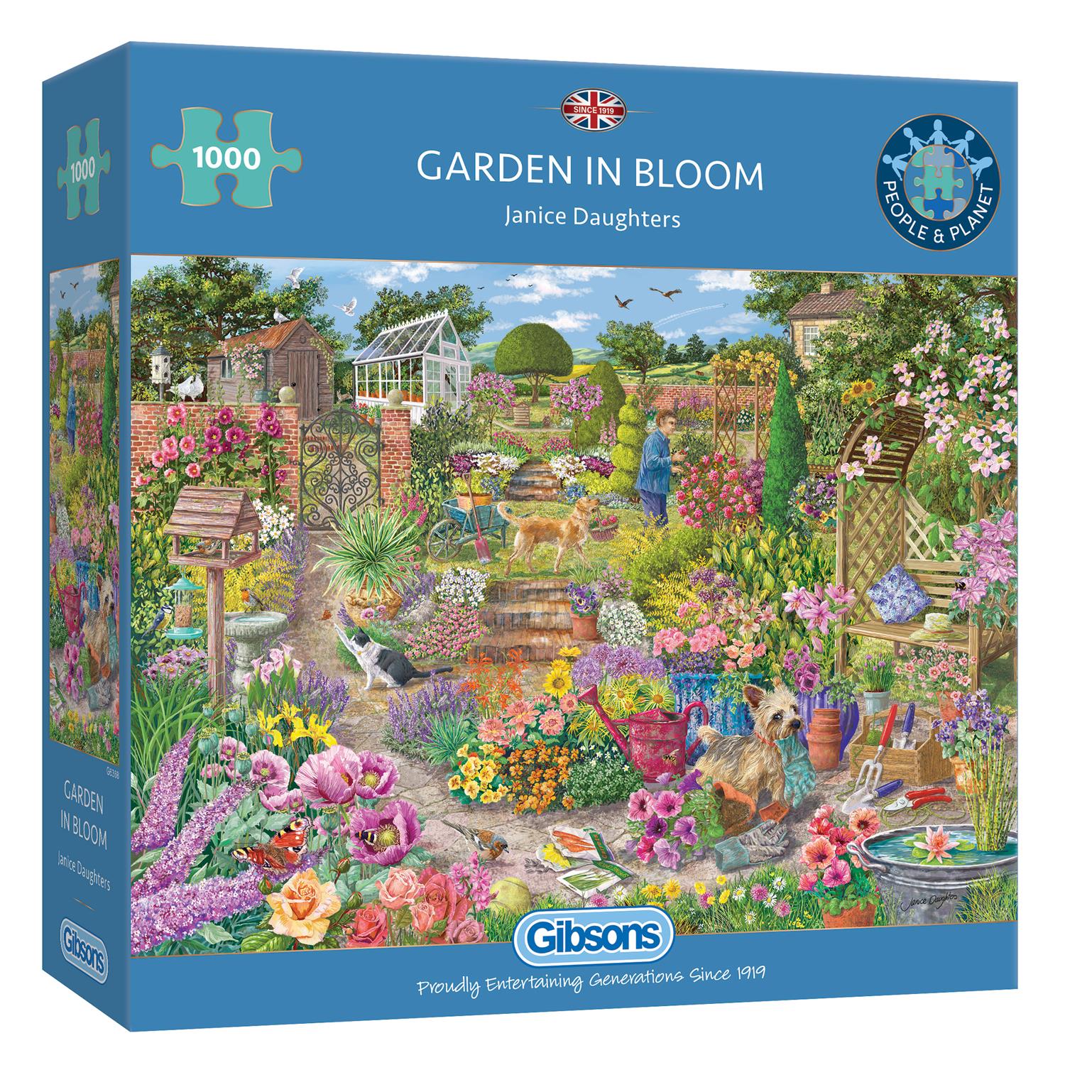 Gibsons Garden In Bloom Jigsaw Puzzle 1000 Pieces Pdk