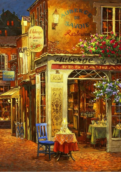 Bluebird Auberge de Savoie Restaurant Jigsaw Puzzle (1000 Pieces)