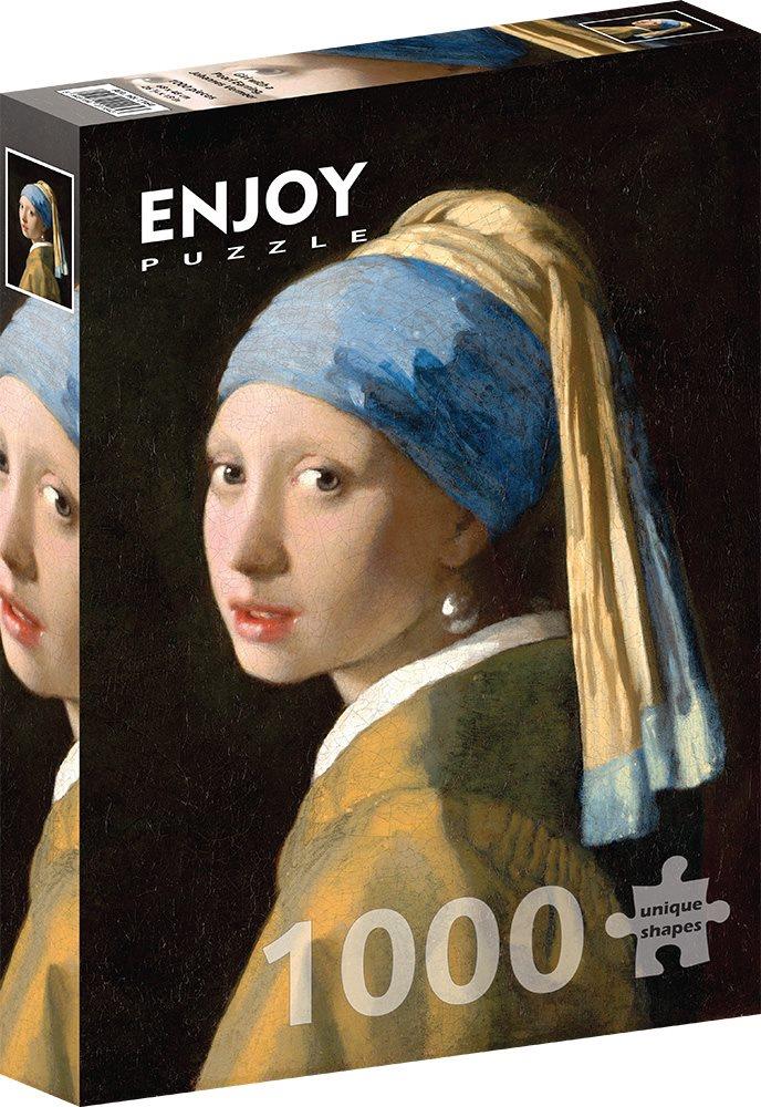 Enjoy Vermeer: Girl with a Pearl Earring Jigsaw Puzzle (1000 Pieces) – PDK