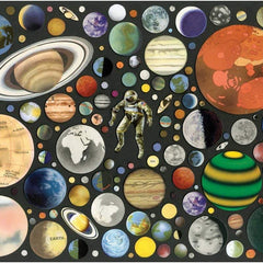 Galison Zero Gravity Jigsaw Puzzle With Shaped Pieces (1000 Pieces)