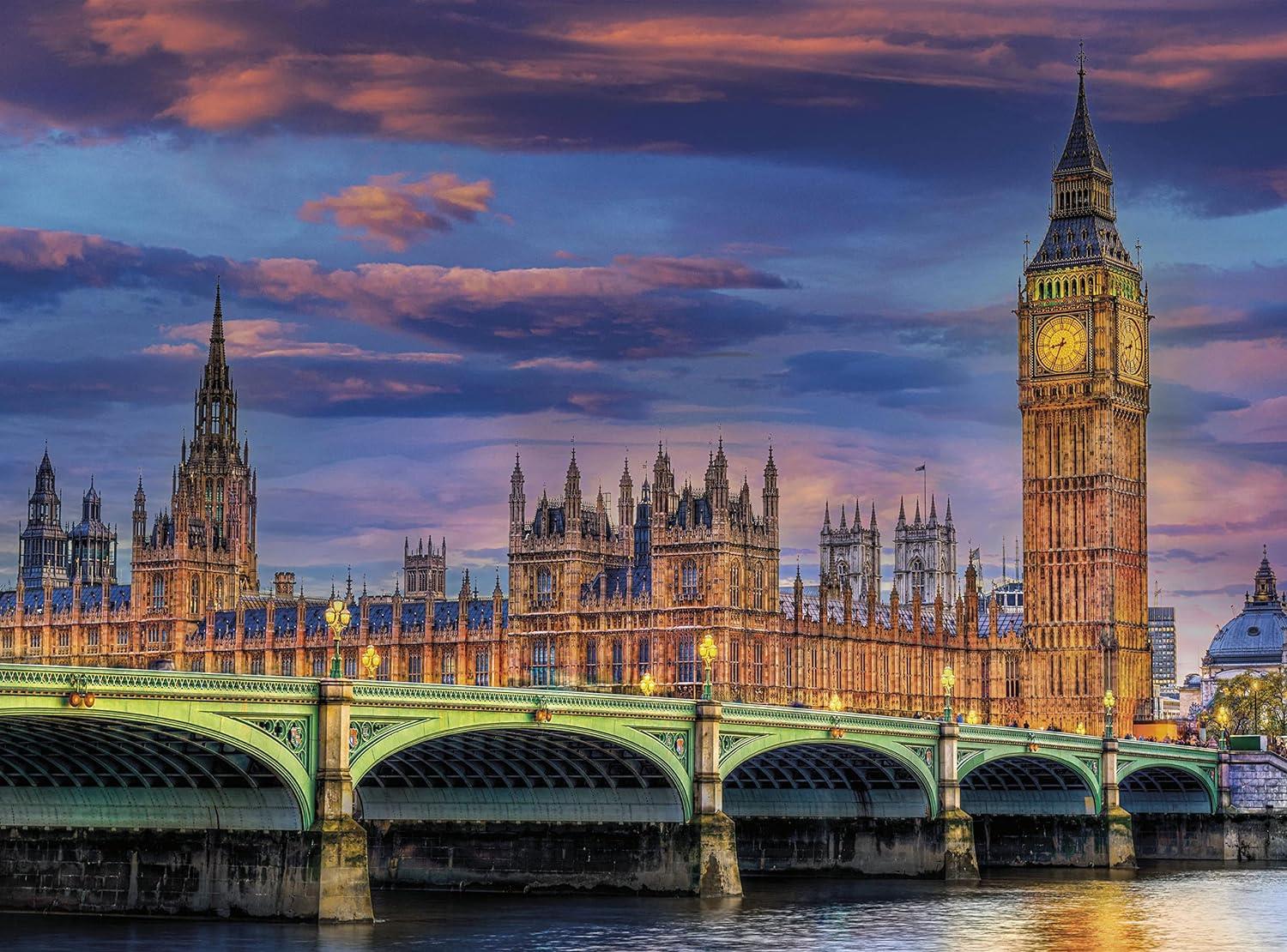 Clementoni  London Parliament High Quality Jigsaw Puzzle (500 Pieces)