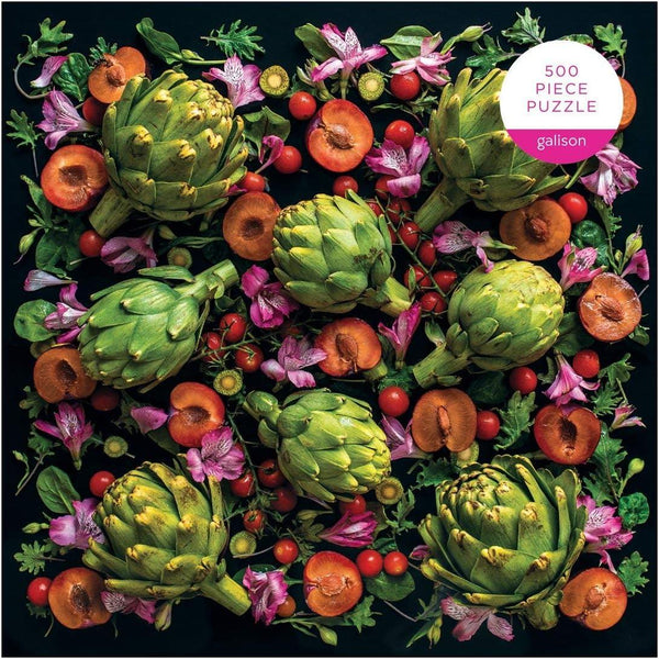 Galison Artichoke Floral Jigsaw Puzzle (500 Pieces)