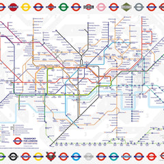 Gibsons TFL London Underground Tube Map Jigsaw Puzzle in Gift Box (500 Pieces)