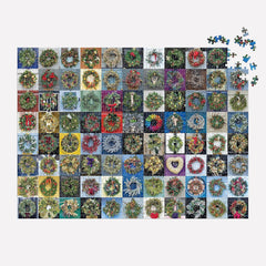 Galison Handmade Wreaths Jigsaw Puzzle (1000 Pieces)