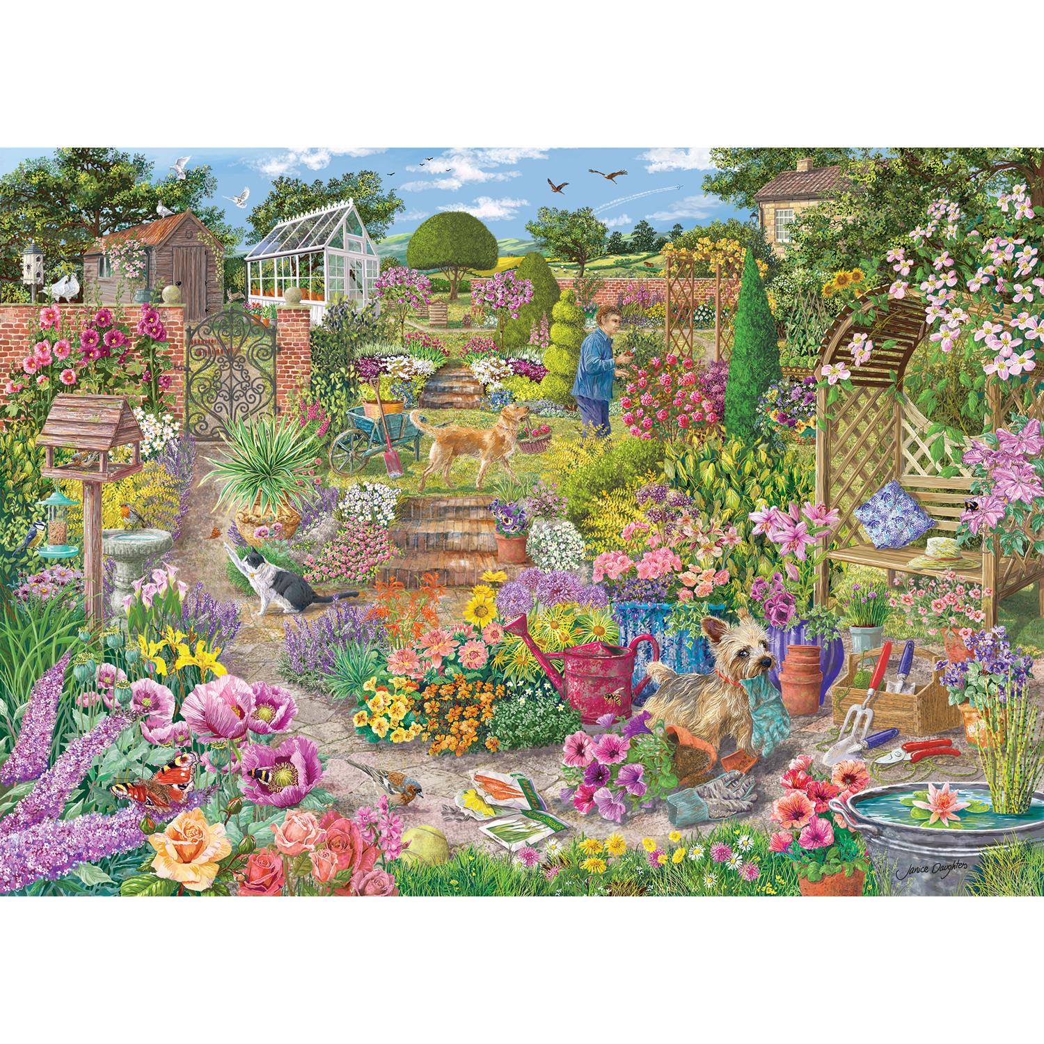 Gibsons Garden in Bloom Jigsaw Puzzle (1000 Pieces) – PDK