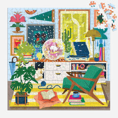 Galison Disco Life Foil Jigsaw Puzzle (500 Pieces)