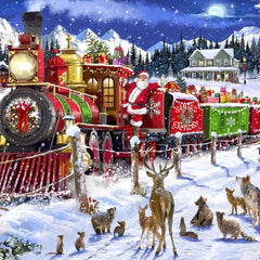 Bluebird Santa Express Usa Jigsaw Puzzle (1000 Pieces)