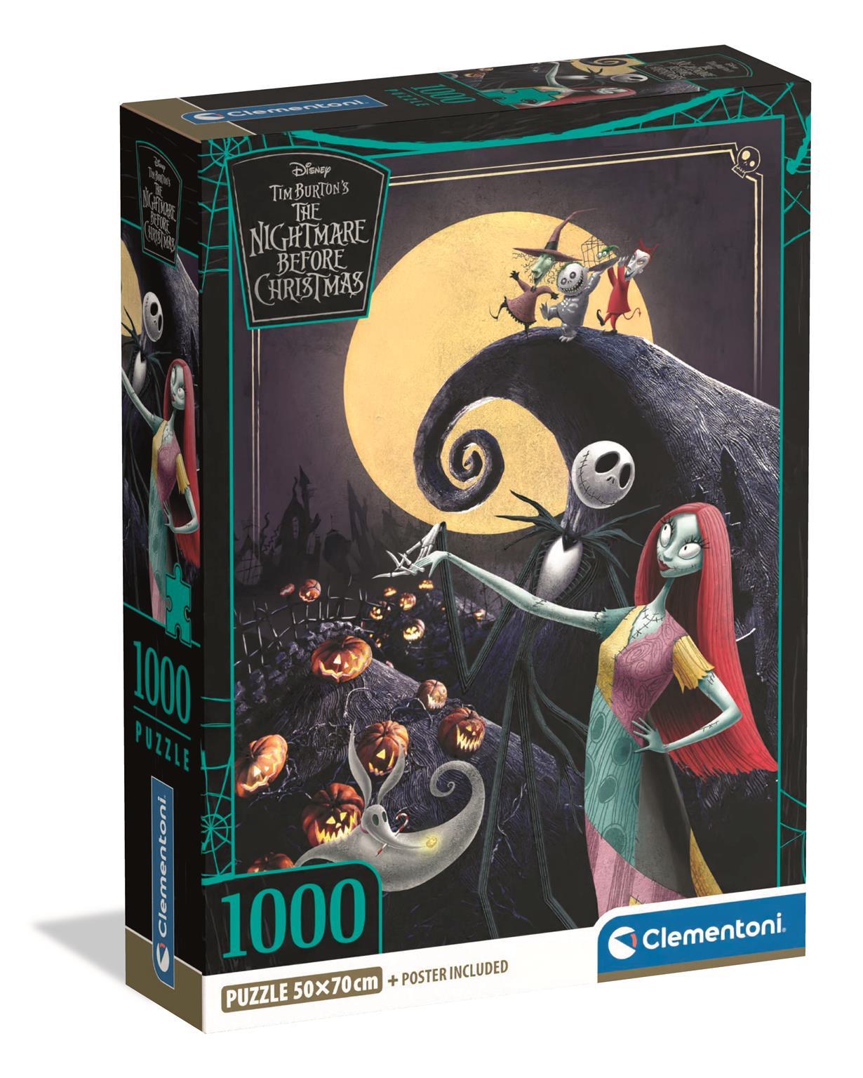 Clementoni Disney Nightmare Before Christmas Jigsaw Puzzle (1000 Pieces)