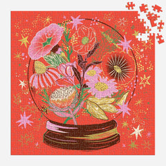 Galison Flower Gazing Foil Jigsaw Puzzle (500 Pieces)