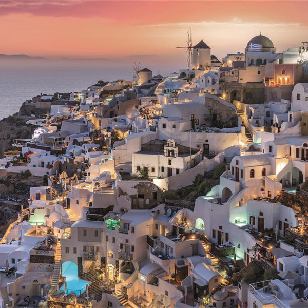 Clementoni Shades Of Santorini Jigsaw Puzzle (1000 Pieces)