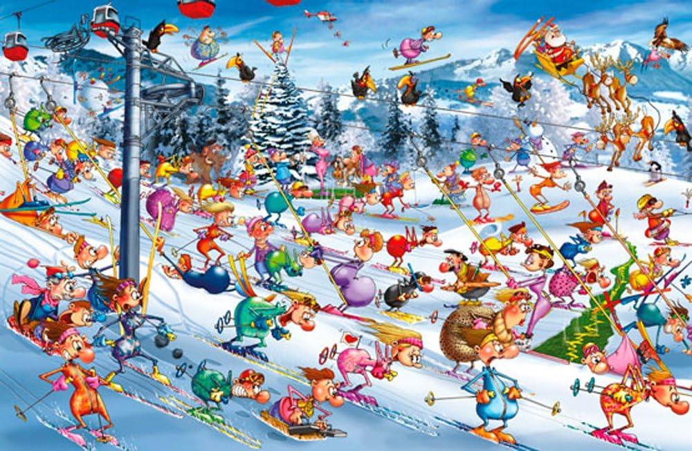 Piatnik Ruyer Christmas Skiing Jigsaw Puzzle (1000 Pieces)