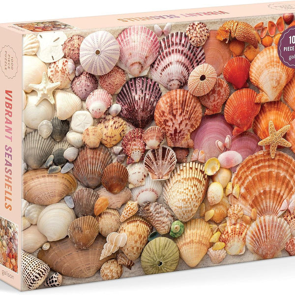 Galison Vibrant Seashells Jigsaw Puzzle (1000 Pieces)