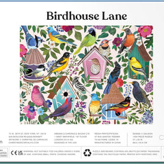 Galison Birdhouse Lane Jigsaw Puzzle (1000 Pieces)