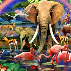 Bluebird African Savannah Jigsaw Puzzle (1000 Pieces)