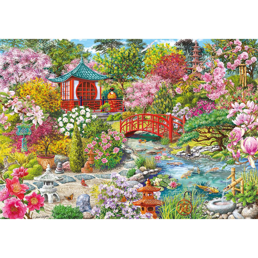 Gibsons The Japanese Garden Jigsaw Puzzle (100 XXL Extra Large Pieces)