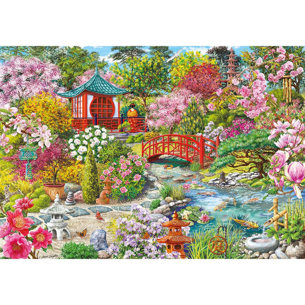 Gibsons The Japanese Garden Jigsaw Puzzle (100 XXL Extra Large Pieces)