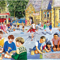 Gibsons School Days Jigsaw Puzzles (4 x 500 Pieces) - DAMAGED