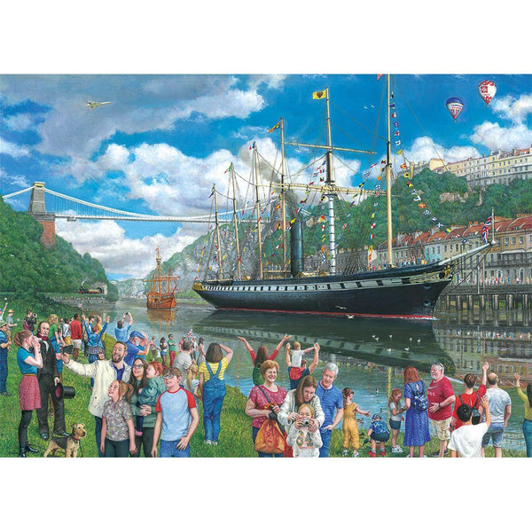 Gibsons SS Great Britain An Imagined Odyssey Jigsaw Puzzle (1000 Pieces)