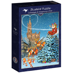 Bluebird Cathédrale de Strasbourg at Christmas Jigsaw Puzzle (1000 Pieces)