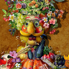 Bluebird Arcimboldo par Francois Ruyer Jigsaw Puzzle (1000 Pieces)