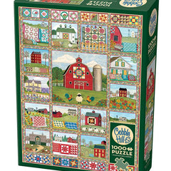 Cobble Hill Quilt Country Jigsaw Puzzle (1000 Pieces)