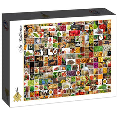 Grafika Collage - Kitchen in Colours Jigsaw Puzzle (1500 Pieces)