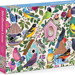 Galison Birdhouse Lane Jigsaw Puzzle (1000 Pieces)