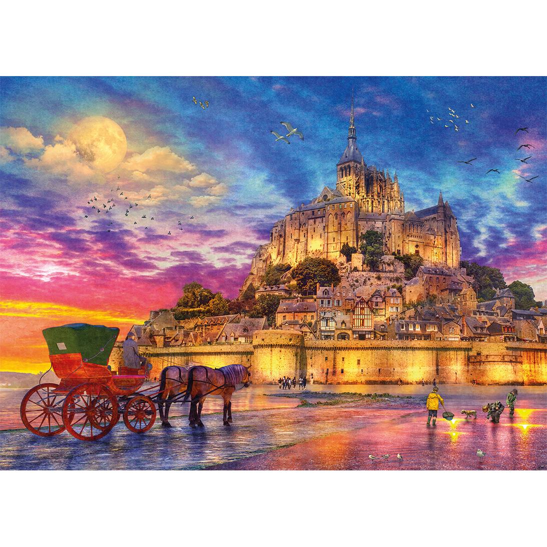 Gibsons Mont Saint Michel Jigsaw Puzzle (1000 Pieces)