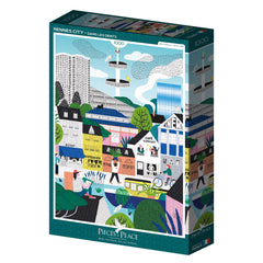 Pieces & Peace Rennes City Jigsaw Puzzle (1000 Pieces)