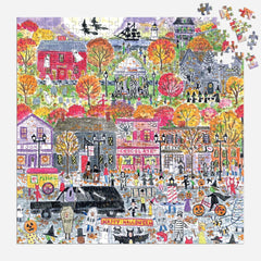 Galison Halloween Parade, Michael Storrings Jigsaw Puzzle (500 Pieces)