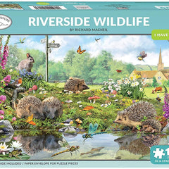 Otter House Riverside Wildlife Jigsaw Puzzle (1000 Pieces) DAMAGED BOX