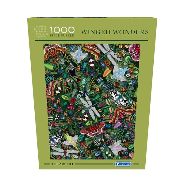 Gibsons The Art File: Winged Wonders Jigsaw Puzzle (1000 Pieces)