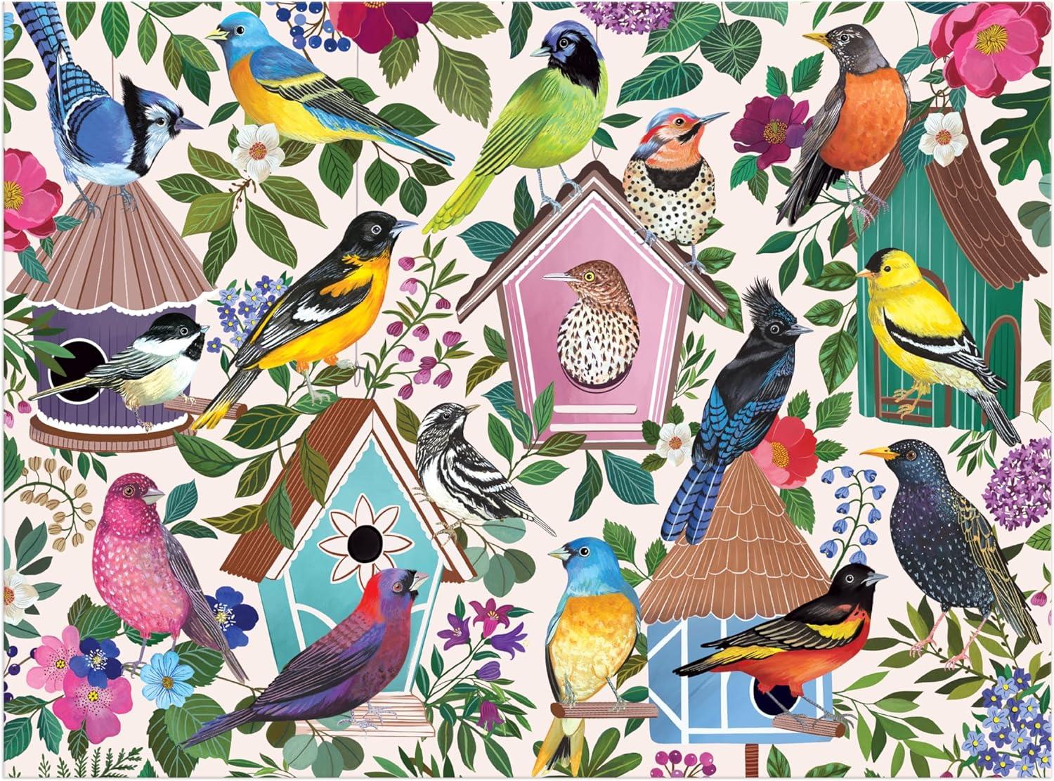 Galison Birdhouse Lane Jigsaw Puzzle (1000 Pieces)